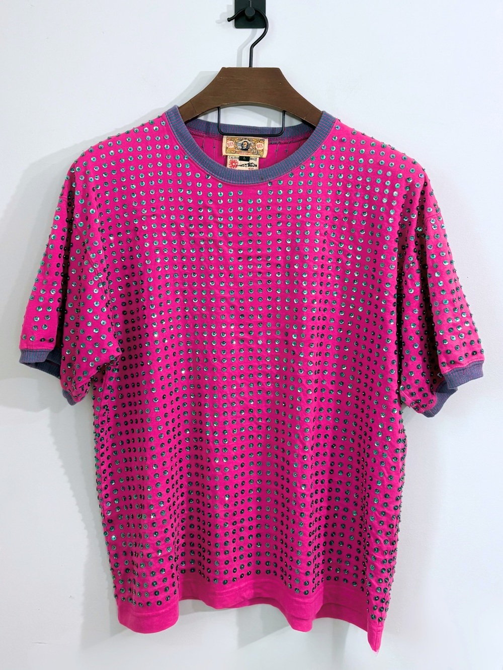 Vintage Gene Ewing BIS California Sun Wash Sequin Tee